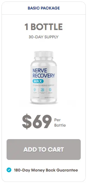 Nerve Recovery Max 1 bottle order